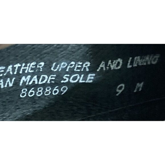 Venturini Men's Size 9M Black Leather Slip-On Loafers Italy - Picture 8 of 8